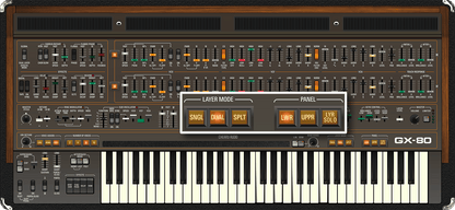 Cherry Audio Virtual Instruments Cherry Audio GX-80 Synthesizer