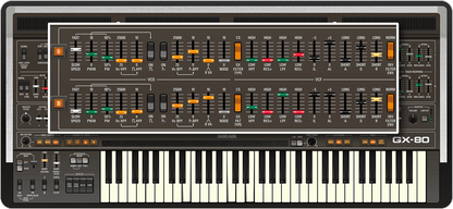 Cherry Audio Virtual Instruments Cherry Audio GX-80 Synthesizer – Professional Audio Software & Plugin