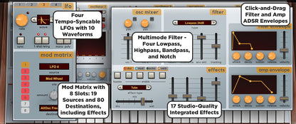 Cherry Audio Virtual Instruments Cherry Audio Harmonia Synthesizer – Professional Audio Software & Plugin