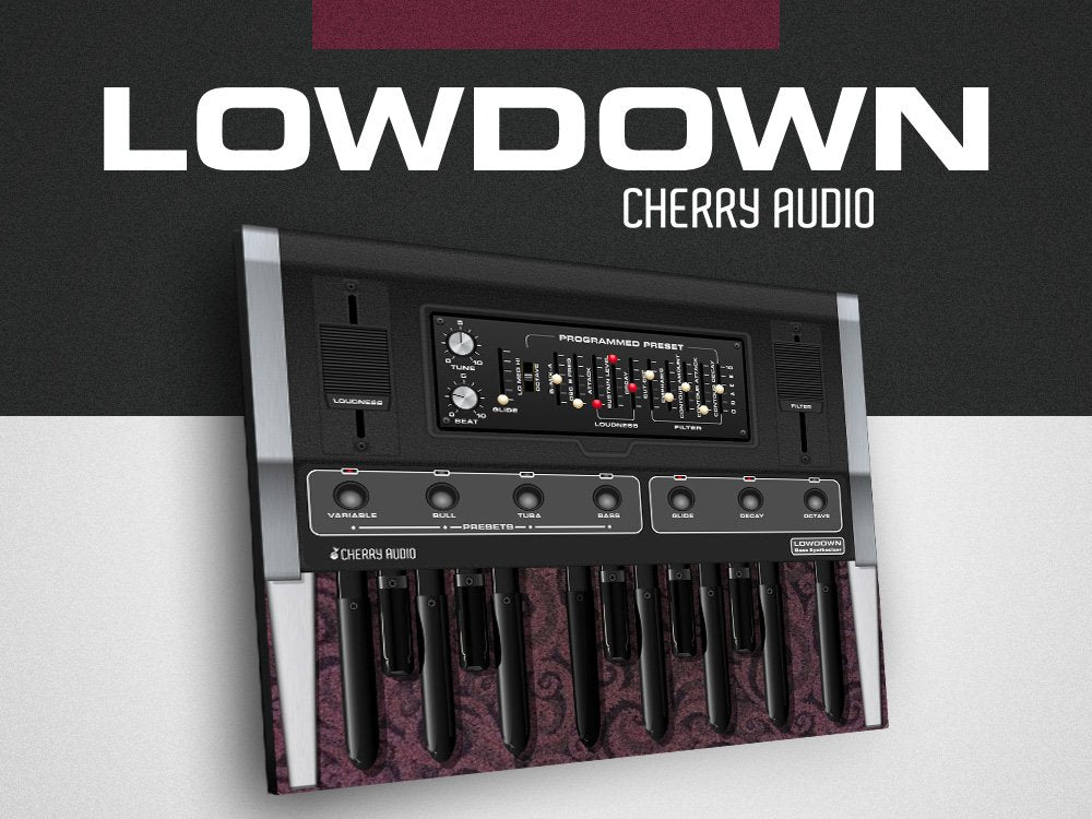Cherry Audio Virtual Instruments Cherry Audio Lowdown Bass Synthesizer
