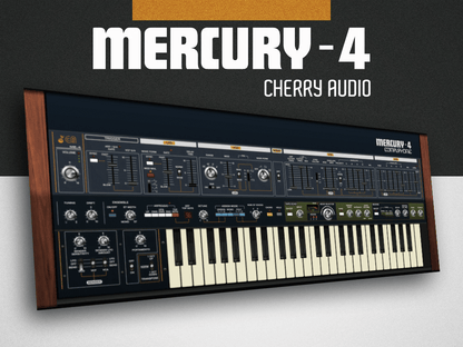 Cherry Audio Virtual Instruments Cherry Audio Mercury-4 Synthesizer