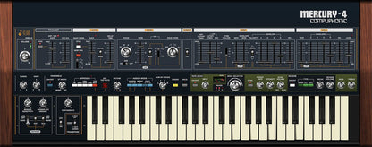 Cherry Audio Virtual Instruments Cherry Audio Mercury-4 Synthesizer – Professional Audio Software & Plugin