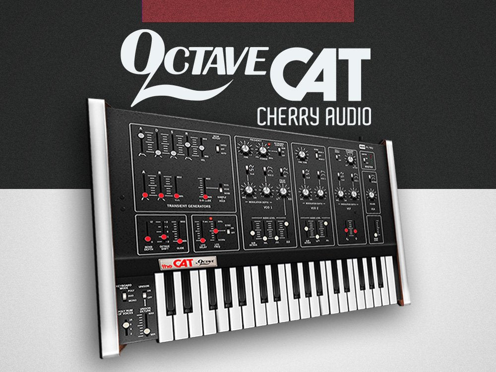 Cherry Audio Virtual Instruments Cherry Audio Octave Cat Synthesizer – Professional Audio Software & Plugin