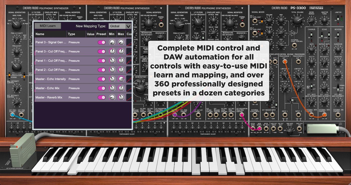Cherry Audio Virtual Instruments Cherry Audio PS-3300 Synthesizer