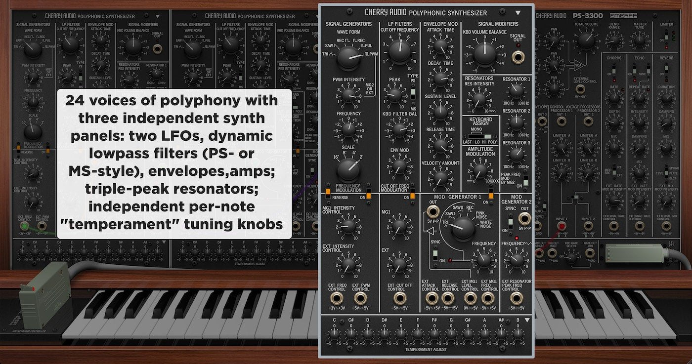 Cherry Audio Virtual Instruments Cherry Audio PS-3300 Synthesizer – Professional Audio Software & Plugin