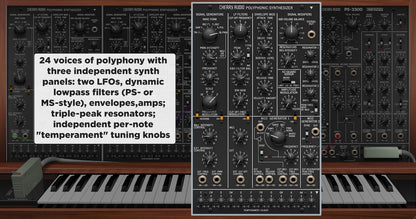 Cherry Audio Virtual Instruments Cherry Audio PS-3300 Synthesizer – Professional Audio Software & Plugin
