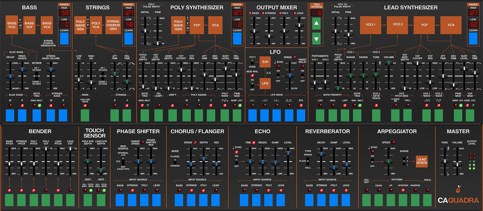 Cherry Audio Virtual Instruments Cherry Audio Quadra Synthesizer