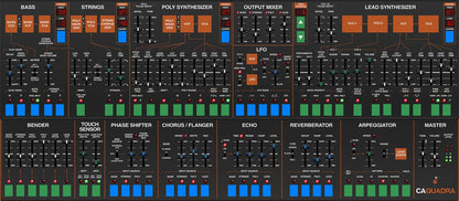 Cherry Audio Virtual Instruments Cherry Audio Quadra Synthesizer