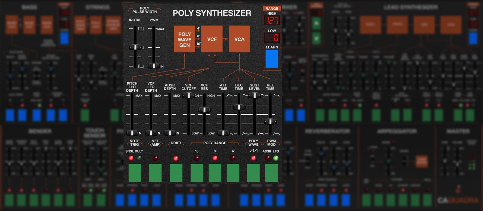 Cherry Audio Virtual Instruments Cherry Audio Quadra Synthesizer – Professional Audio Software & Plugin