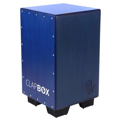 Clapbox Cajons Clapbox CB40 Birch Wood Adjustable Snare Cajon - Blue