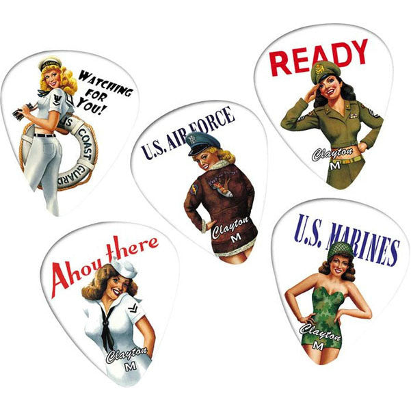Clayton Picks Clayton American Hotties 1 Dozen Guitar Picks