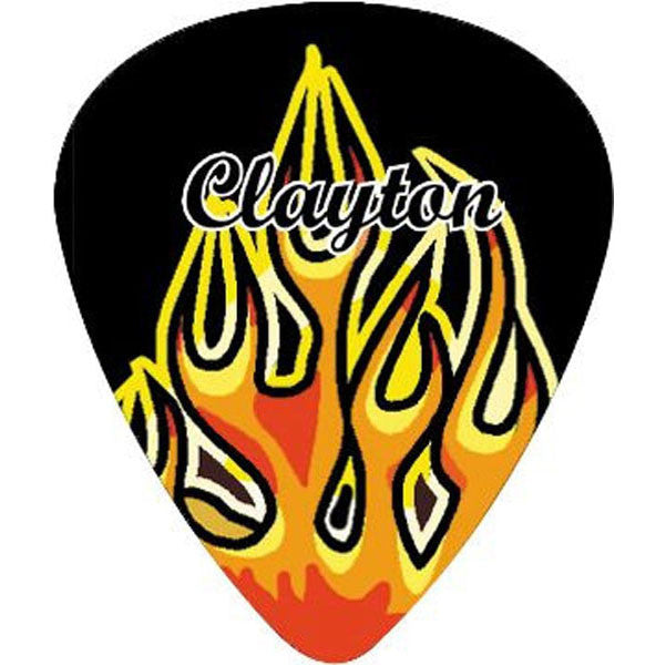 Clayton Picks Clayton Flame Guitar Picks Standard .50MM 1 Dozen