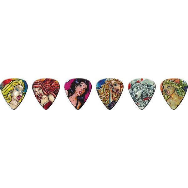 Clayton Picks Clayton Vixens Standard Celluloid Picks 1 Dozen