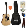 Cort Acoustic Guitars Bundle / Natural Cort AD810 Dreadnought Acoustic Guitar with E-Book