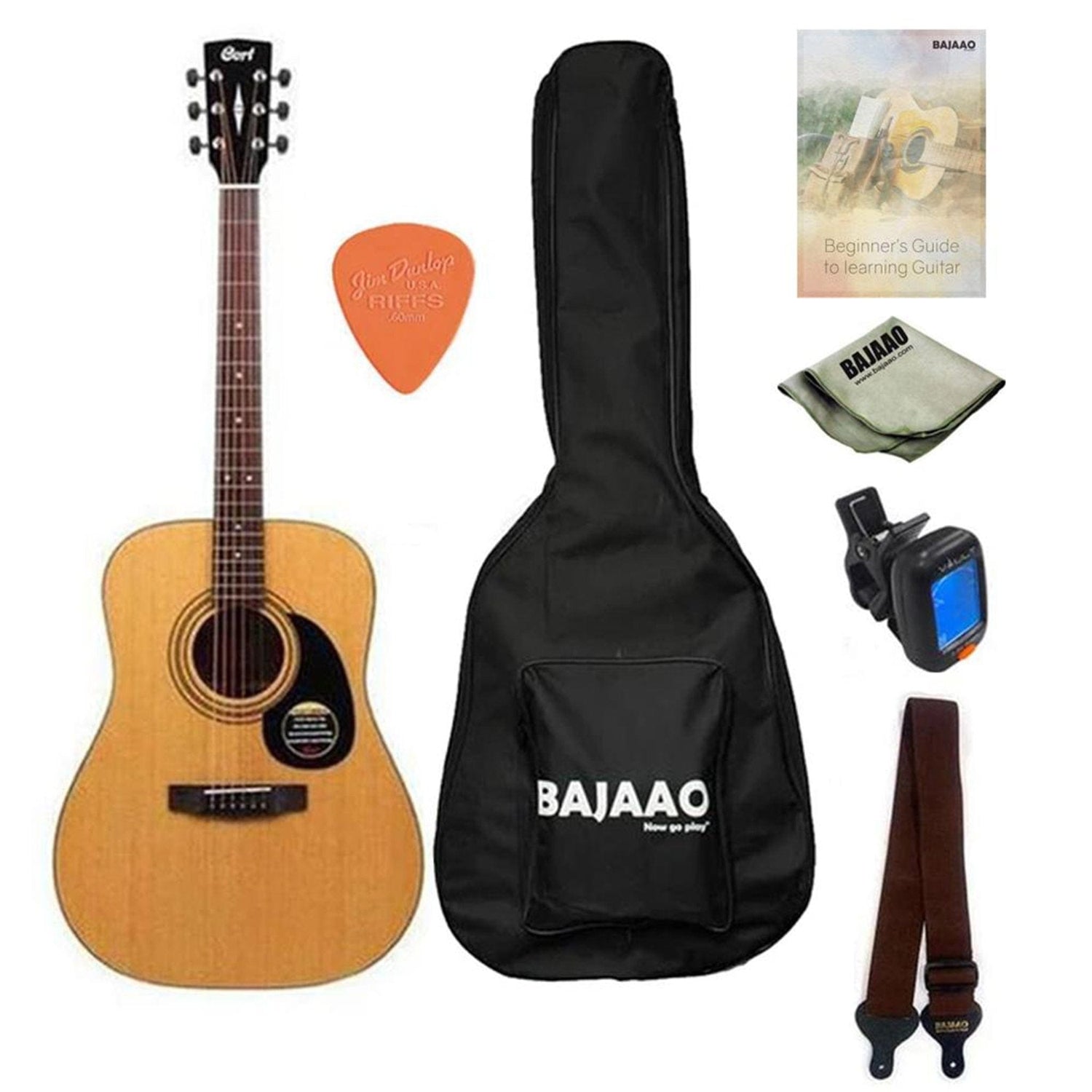 Cort AD810 Dreadnought Acoustic Guitar with E-Book
