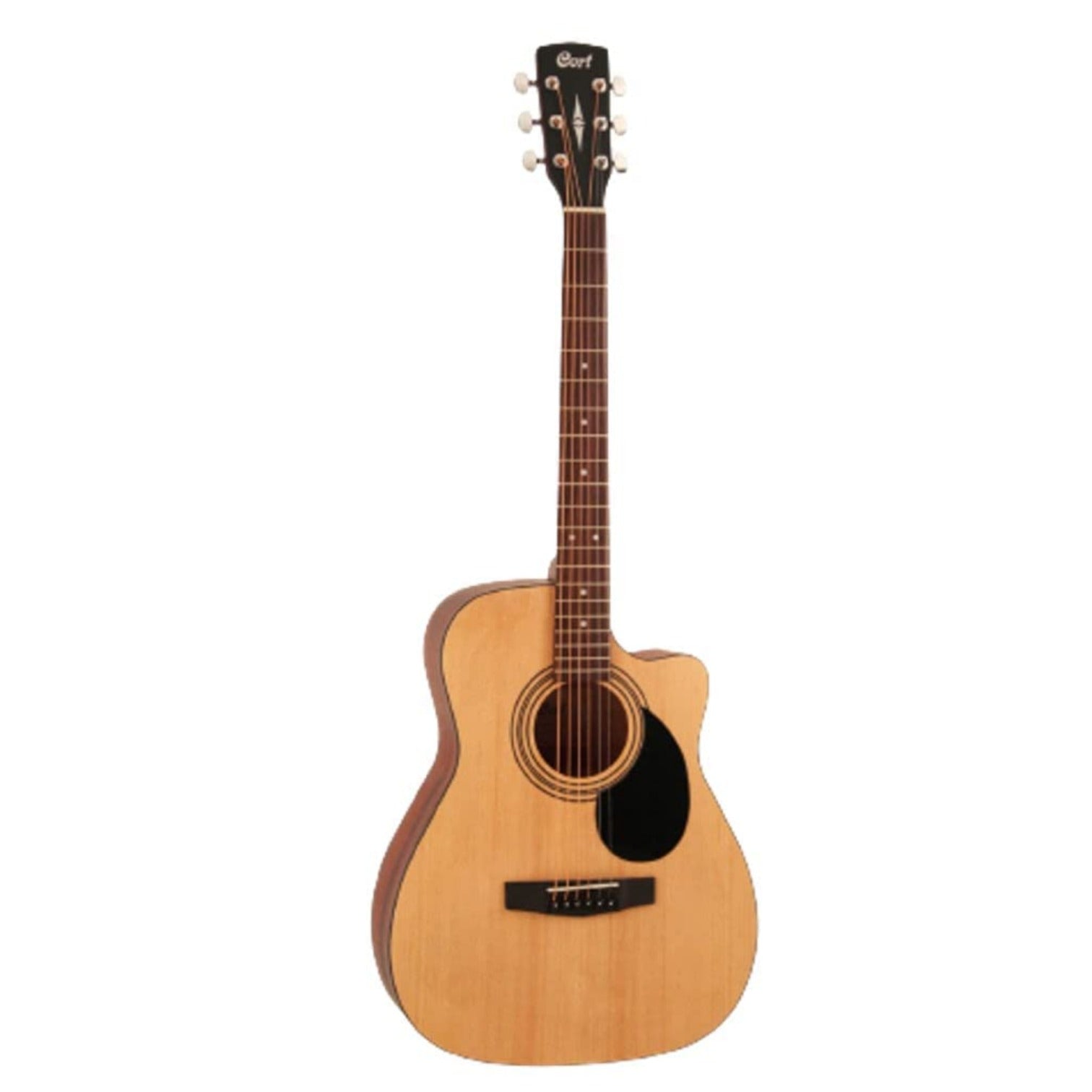 Cort Acoustic Guitars Cort AF500C Standard Series Cutaway 6 String Acoustic Guitar - Open Box