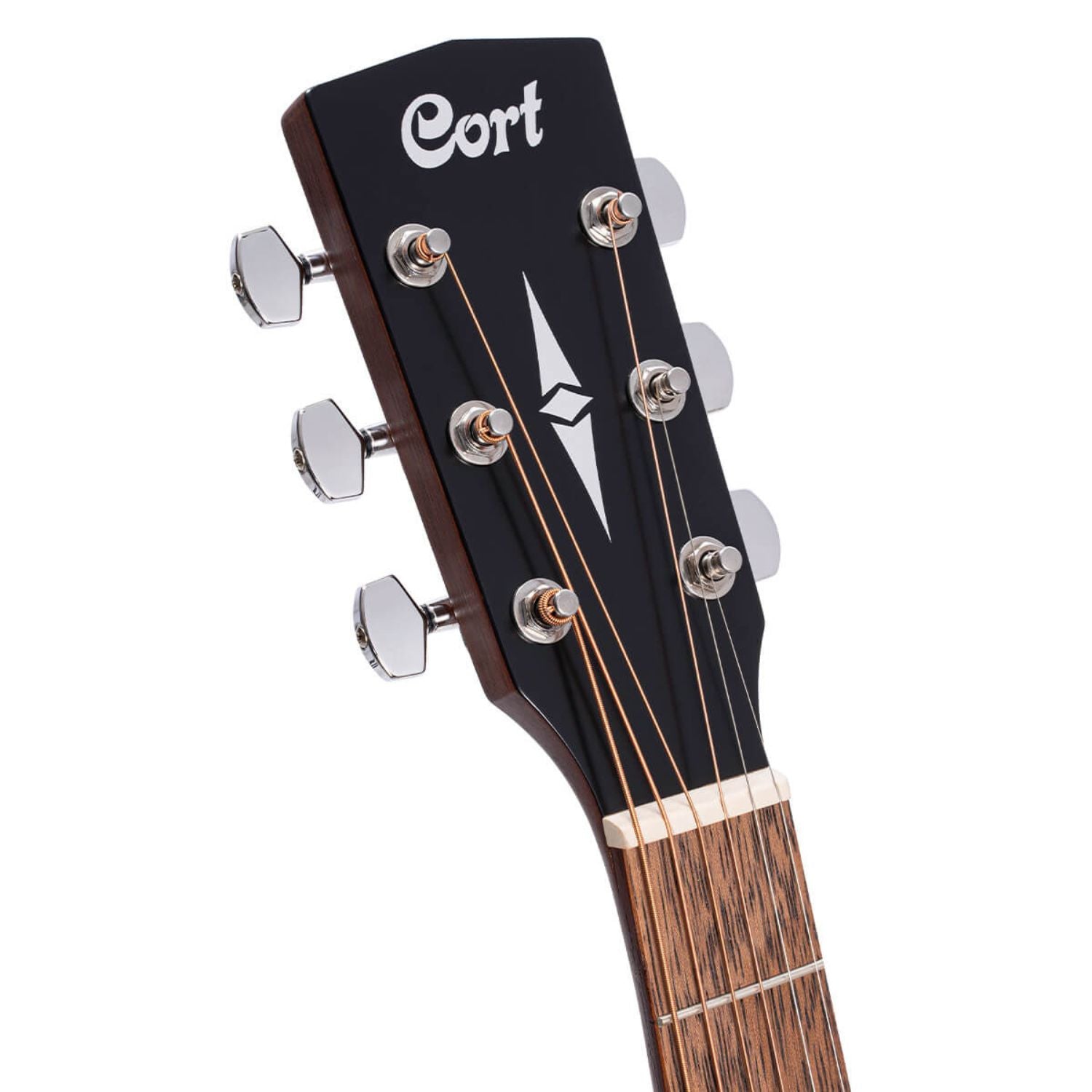 Cort Acoustic Guitars Cort AF510M-OP Concert Body 6 String Acoustic Guitar - Open Pore