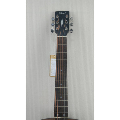Cort Acoustic Guitars Cort AF510M-OP Concert Body 6 String Acoustic Guitar - Open Pore - Open Box B Stock#barcode_202501104114