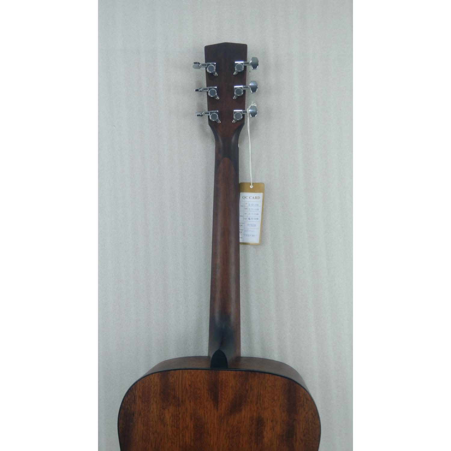 Cort Acoustic Guitars Cort AF510M-OP Concert Body 6 String Acoustic Guitar - Open Pore - Open Box B Stock#barcode_202501104114