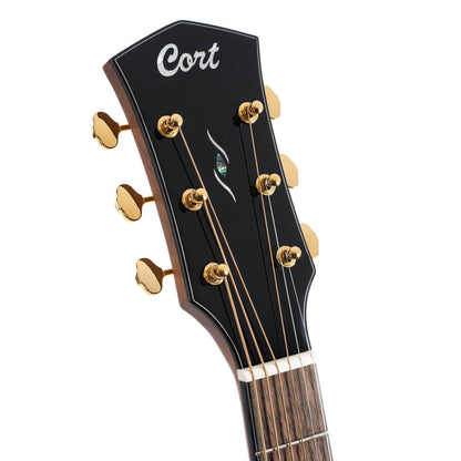 Cort Acoustic Guitars Cort GOLD D6 Dreadnought Acoustic Guitar With Deluxe Soft-Side Case - Natural