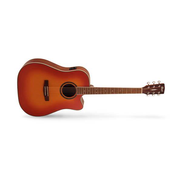 Cort Acoustic Guitars Light Vintage Burst Cort AD890CF Electro Acoustic Guitar
