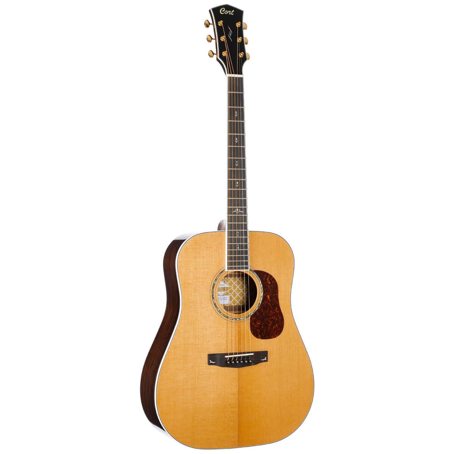 Cort Acoustic Guitars Natural Cort Gold Series D8 6 String Acoustic Guitar