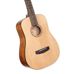 Cort Acoustic Guitars Open Pore Cort Earth Mini 6 String Acoustic Guitar with Bag