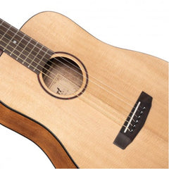 Cort Acoustic Guitars Open Pore Cort Earth Mini 6 String Acoustic Guitar with Bag