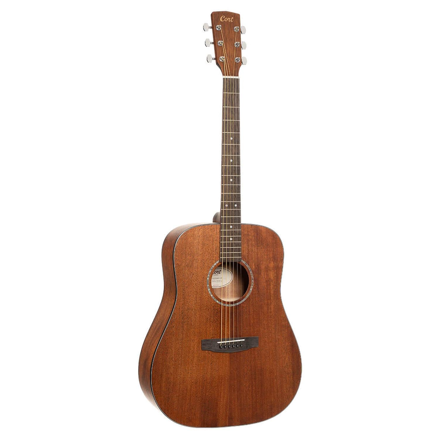 Cort Acoustic Guitars Open Pore Cort EARTH60M 6 String Acoustic Guitar #color_open-pore
