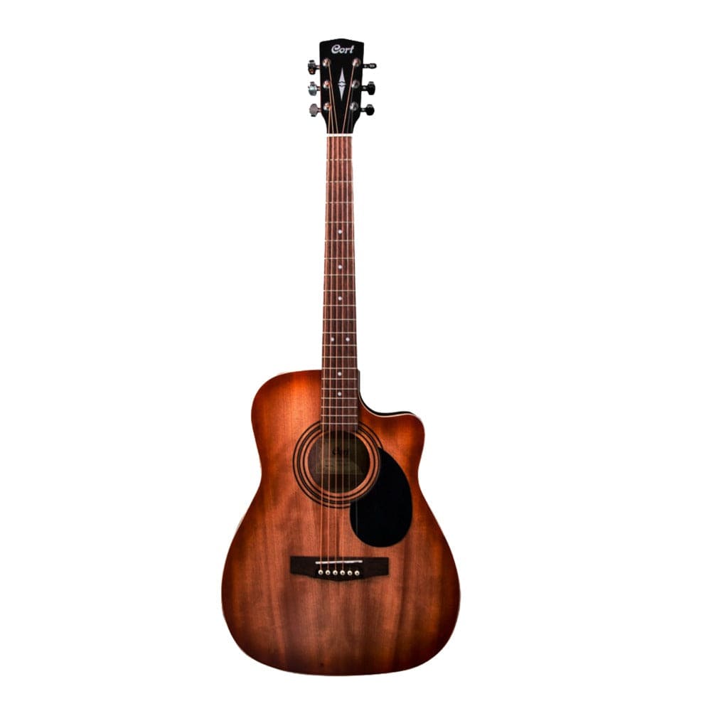 Cort Acoustic Guitars Single / Mahogany Cort AF500C Standard Series Cutaway 6 String Acoustic Guitar