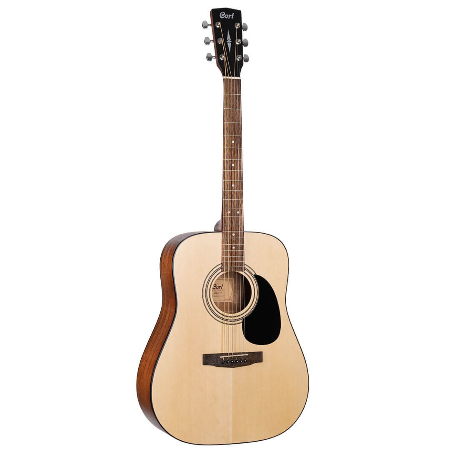 Cort Acoustic Guitars Single / Open Pore Cort AD810 Dreadnought Acoustic Guitar with E-Book#type_single,color_open-pore