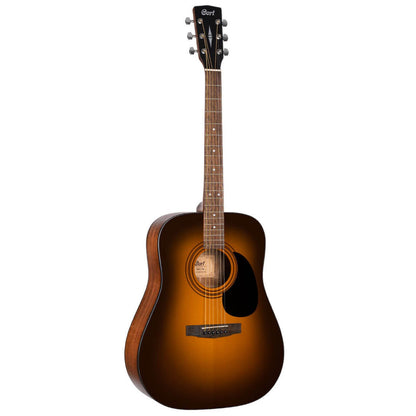 Cort Acoustic Guitars Single / Satin Sunburst Cort AD810 Dreadnought Acoustic Guitar with E-Book