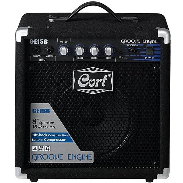 cort bass combo amplifiers cort ge15b 15-watt ge series bass amplifier