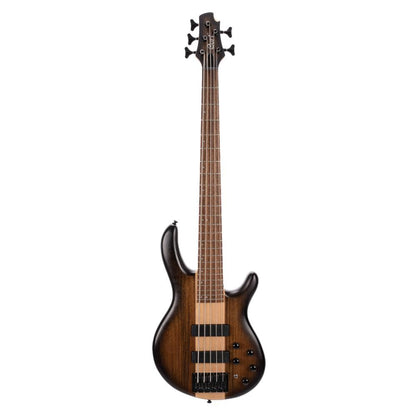 cort bass guitars antique brown burst cort c5 plus ovmh 5 string bass guitar - antique brown burst     
