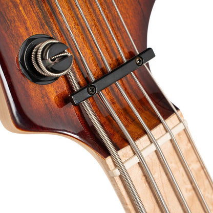 Cort Bass Guitars Antique Brown Burst Cort GB-Fusion 5 5 String Bass Guitar with Gig Bag 