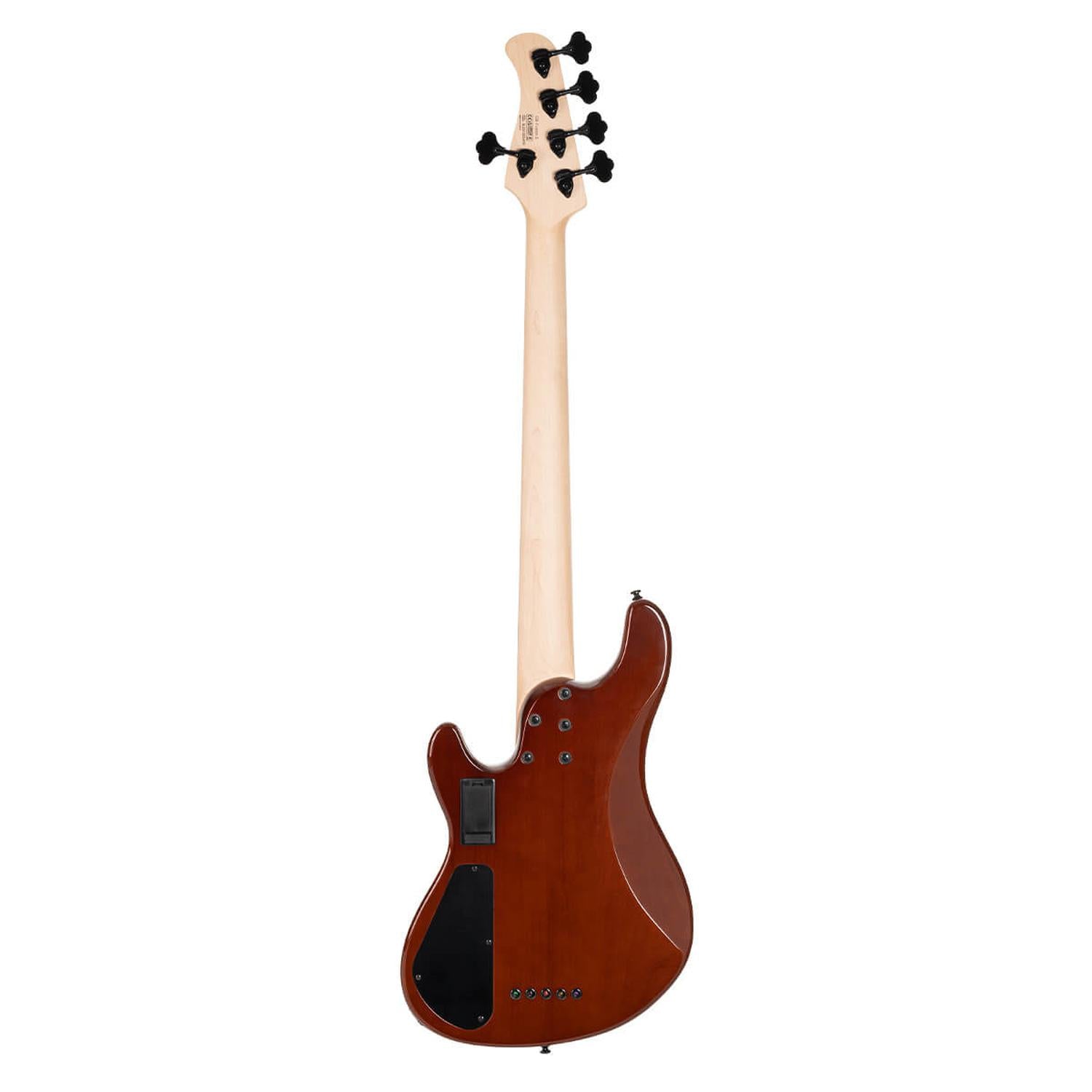 Cort Bass Guitars Antique Brown Burst Cort GB-Fusion 5 5 String Bass Guitar with Gig Bag 