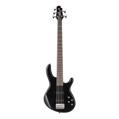 Cort Bass Guitars Black Cort Action-V 5-String Bass Guitar