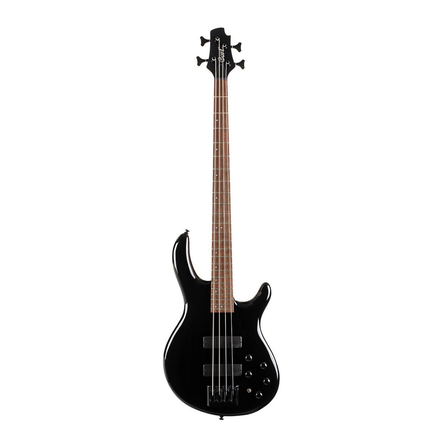 Cort Bass Guitars Black Cort C4 Deluxe 4 String Bass Guitar