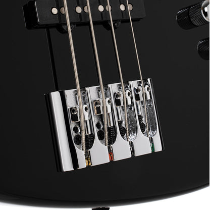 Cort Bass Guitars Black Cort NJS 5 String Bass Guitar with Case 