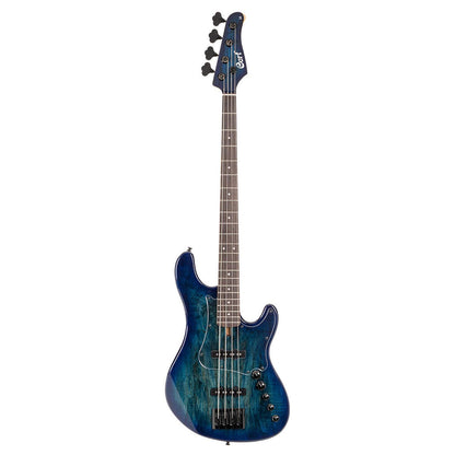 Cort Bass Guitars Blue Burst Cort GB-Fusion 4 4 String Bass Guitar with Gig Bag