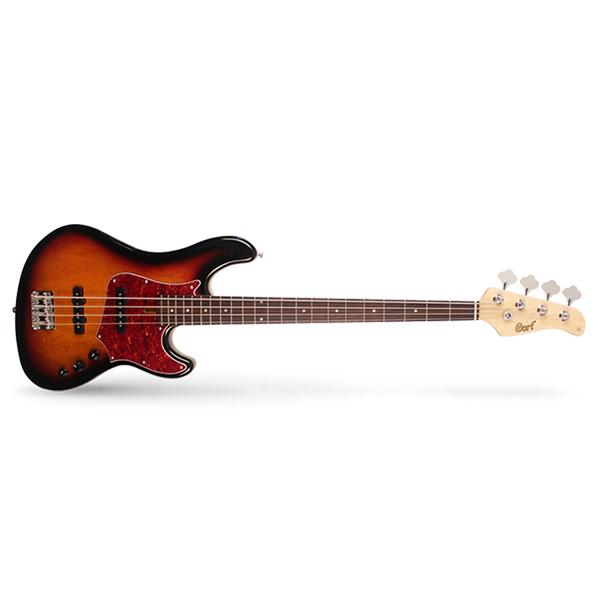 Cort Bass Guitars Cort GB54-ALDER-3TS 4-String Bass Guitar - 3 Tone Sunburst