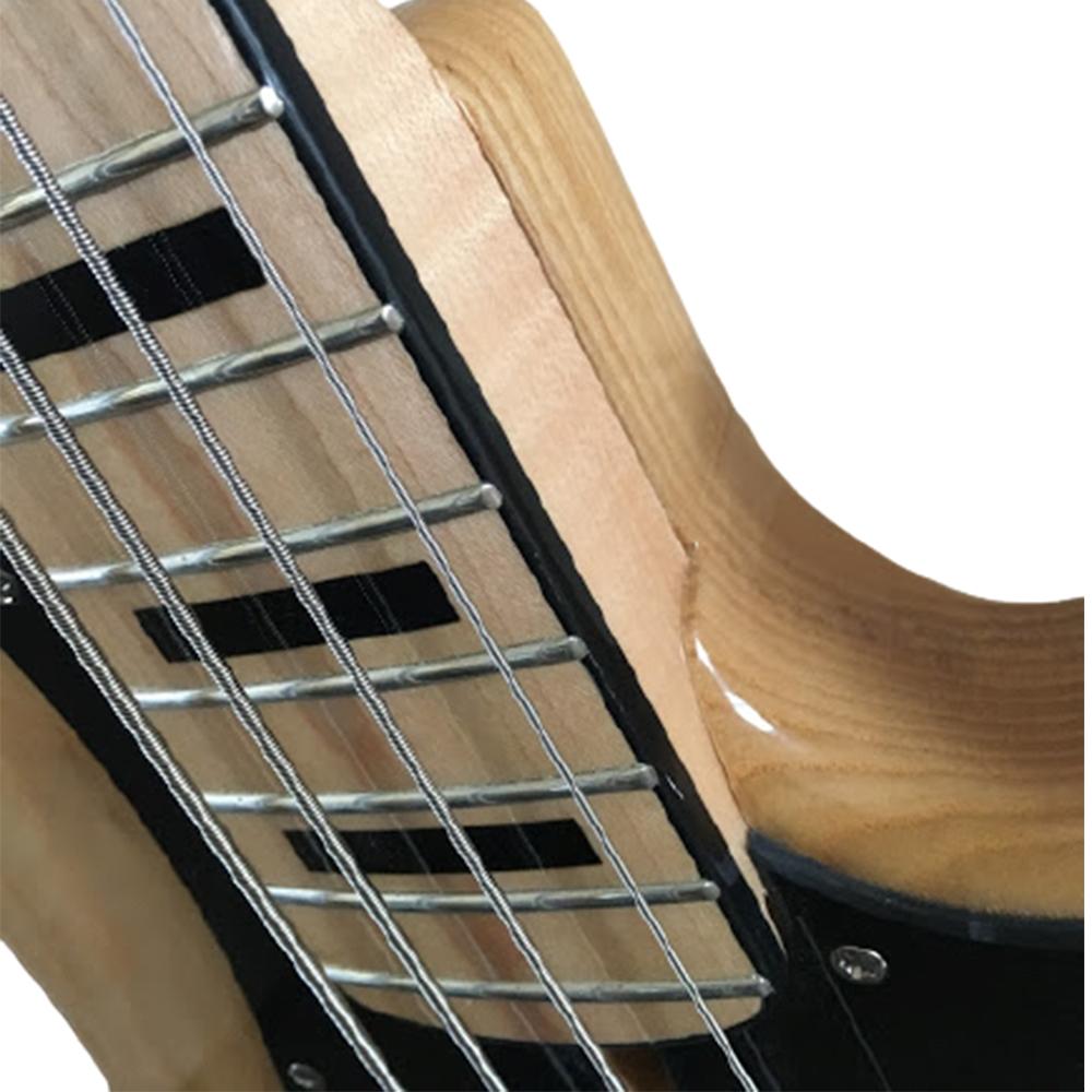 cort bass guitars cort gb54-ash nat 4 string bass guitar - natural glossy