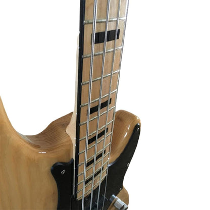cort bass guitars cort gb54-ash nat 4 string bass guitar - natural glossy