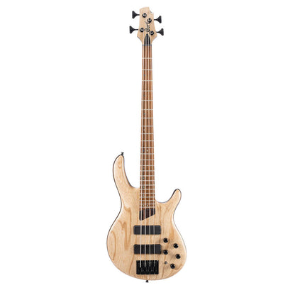 Cort Bass Guitars Open Pore Natural Cort Artisan Series B4 Element 4 String Bass Guitar 