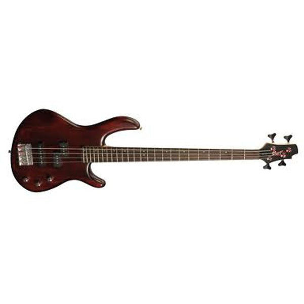 cort bass guitars walnut satin cort action 4-string bass guitar    #color_walnut-satin