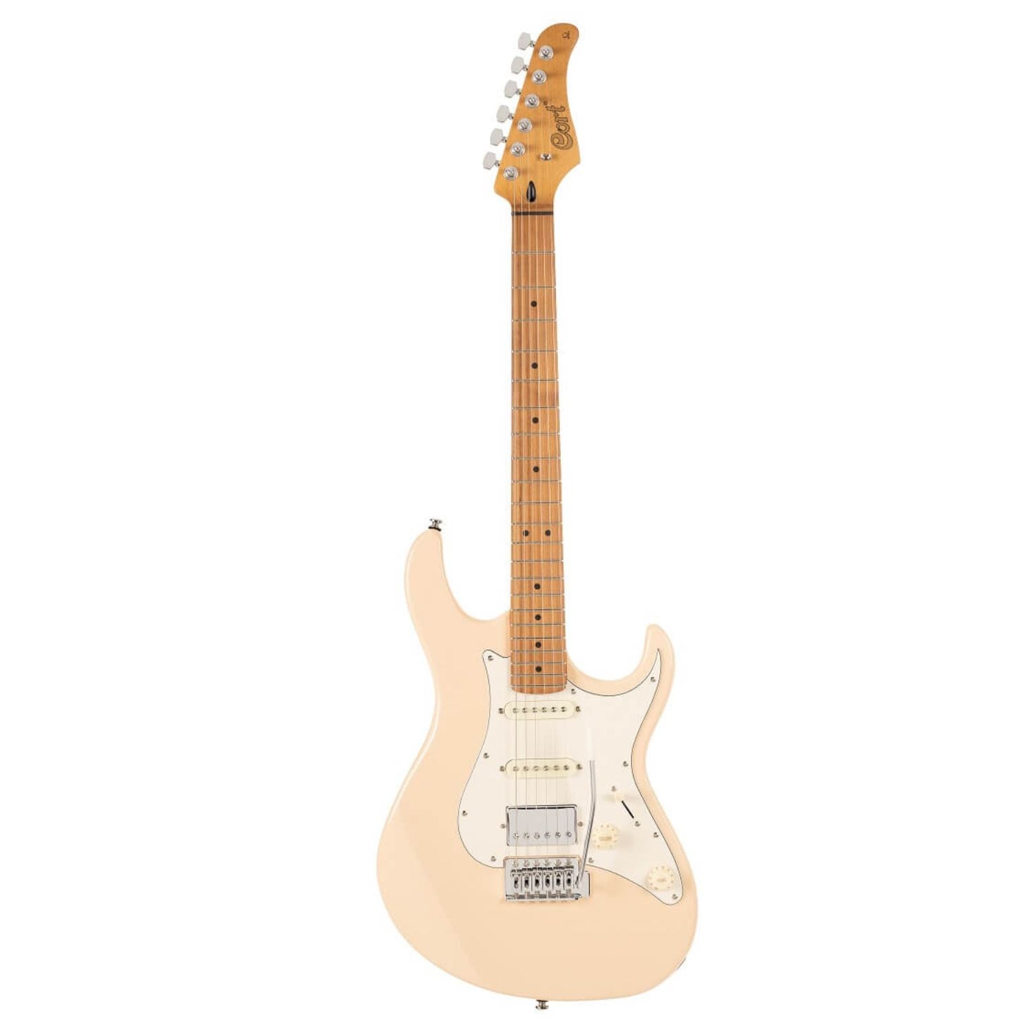 Cort Electric Guitars Aged Cream Cort G200SE G Series 6 String Electric Guitar #color_aged-cream