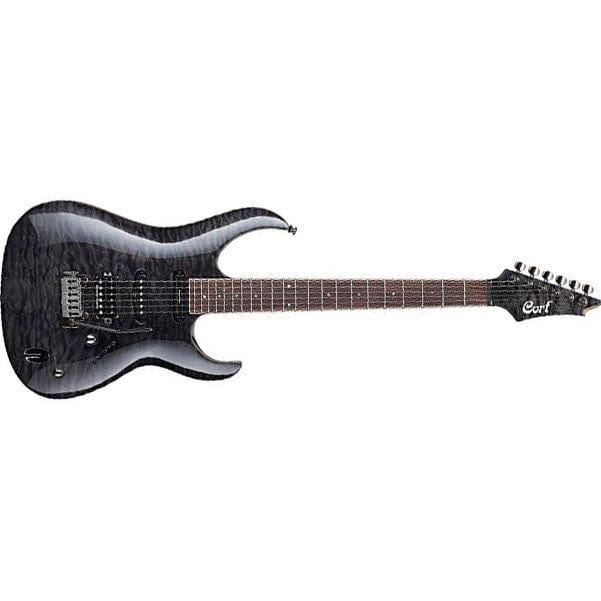 cort electric guitars black cherry cort aero-11 electric guitar with hotrail pickups - garage sale 