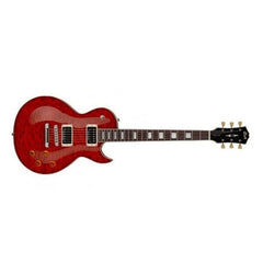 Cort Electric Guitars Black Cherry Cort CR-Custom Les Paul Style Electric Guitar