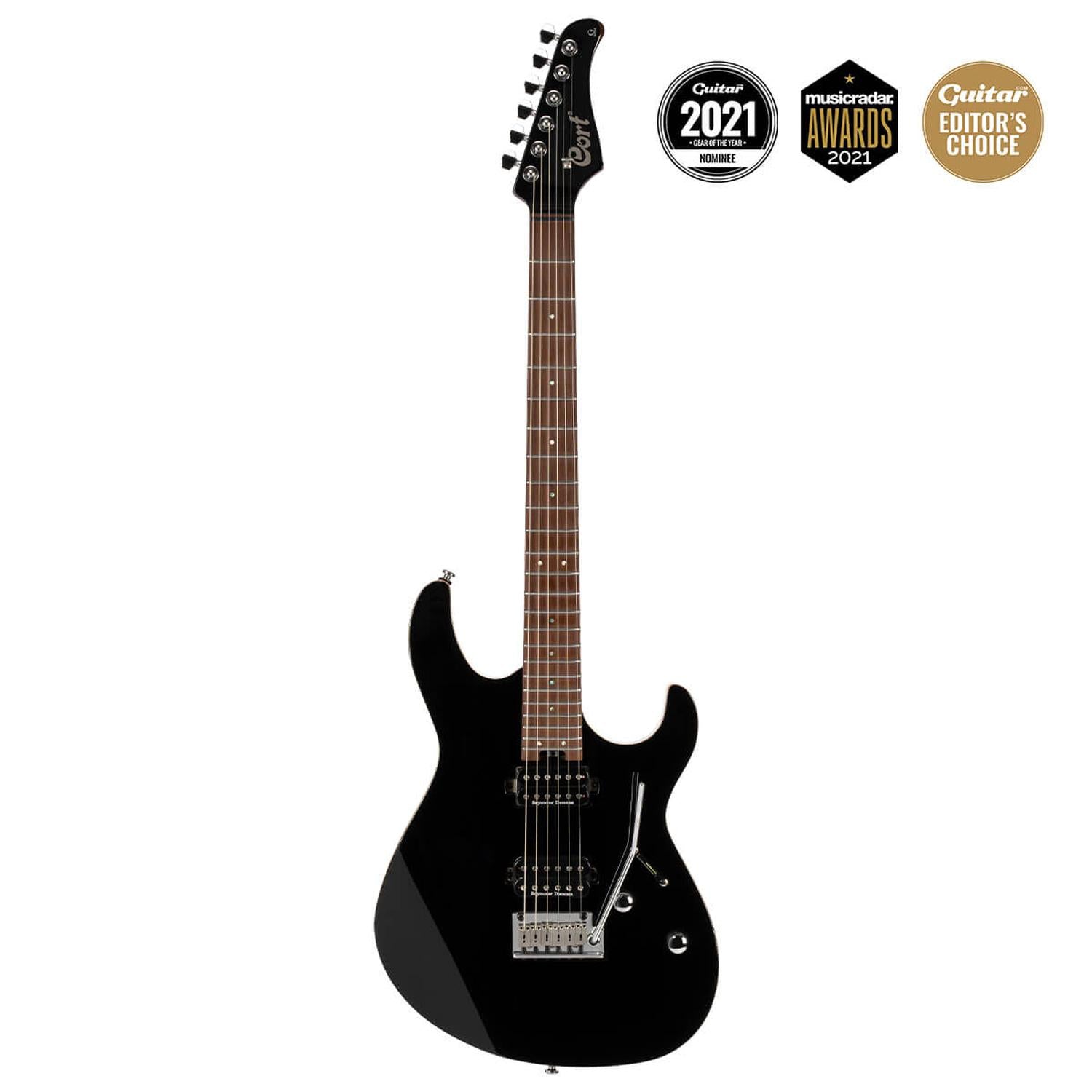 Cort Electric Guitars Black Cort G300 Pro G Series 6 String Electric Guitar #color_black