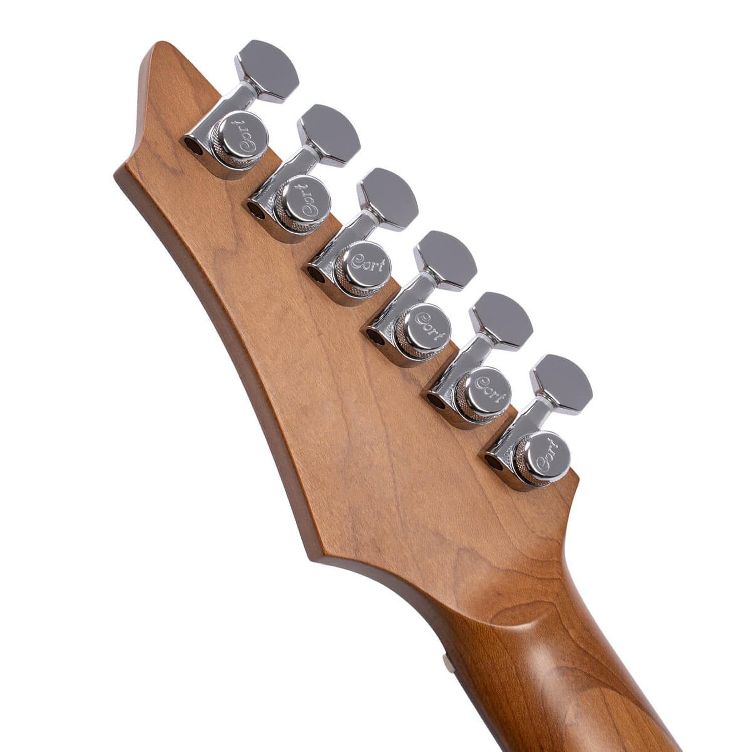 Cort Electric Guitars Black Satin Cort X Series X700 Mutility Multi Scale 6 String Electric Guitar